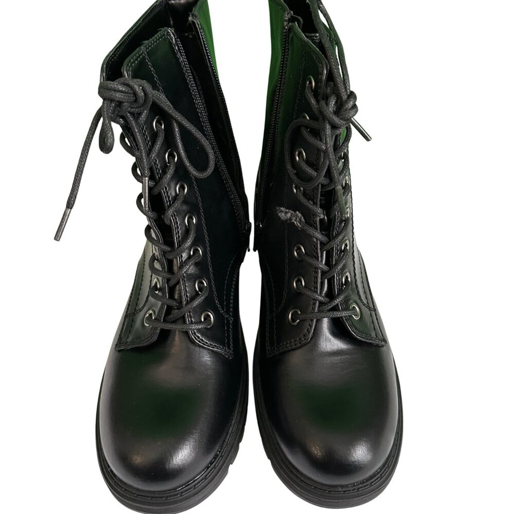 SO Black Combat Boots Size 9.5 NEW w/ Box Lace Up